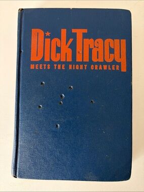 Blue Dick Tracy Hardcover Book - Classic Detective Edition